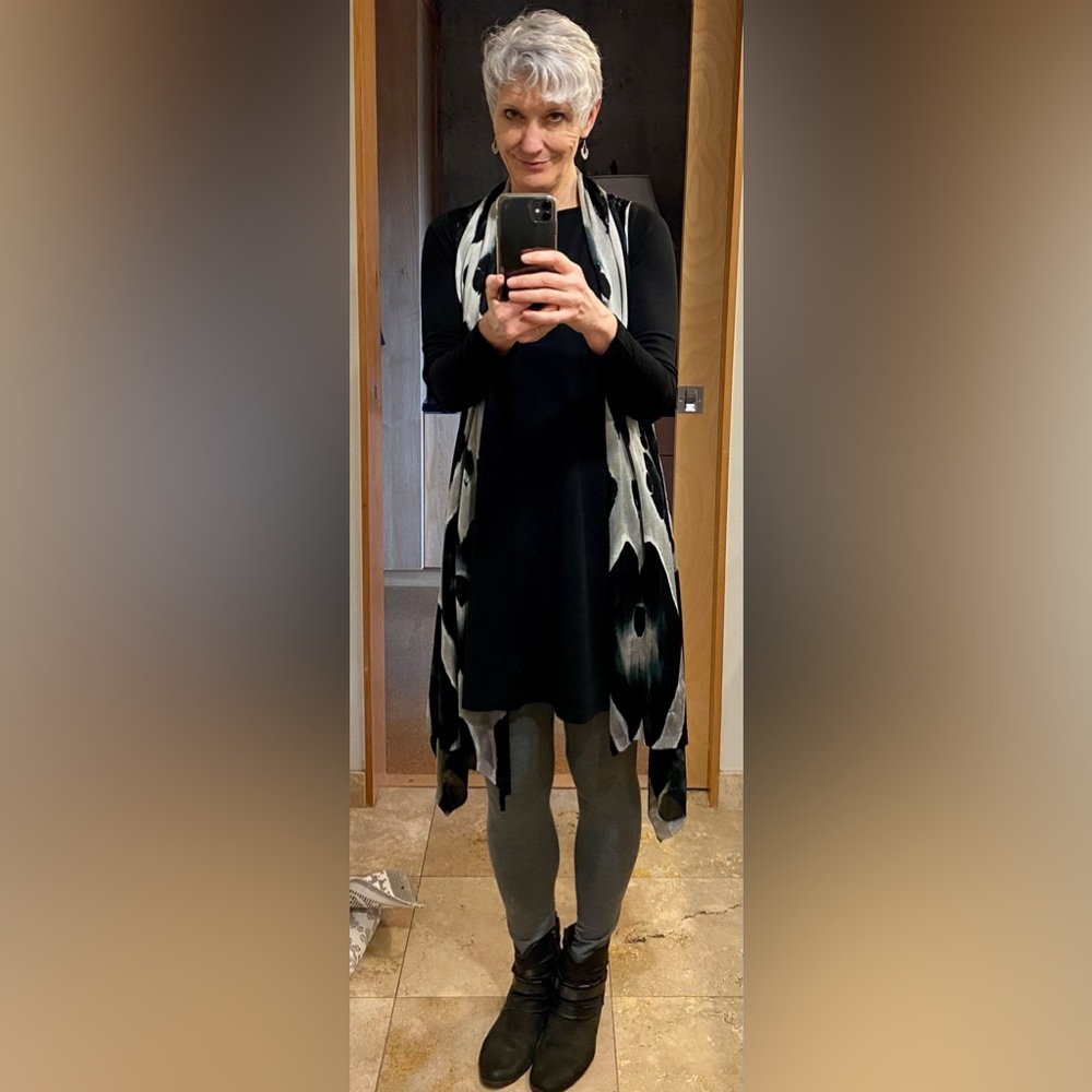 Wooland Rowena Swing Dress, Black, S